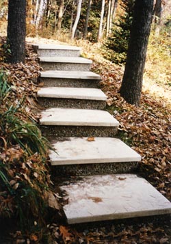Shawnee Pre-cast Concrete Terrace Steps