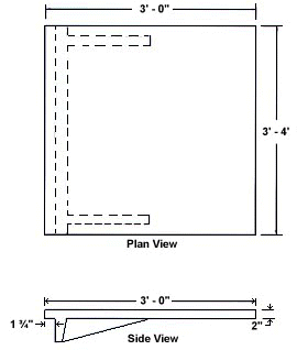 Diagram of step and walk unit.
